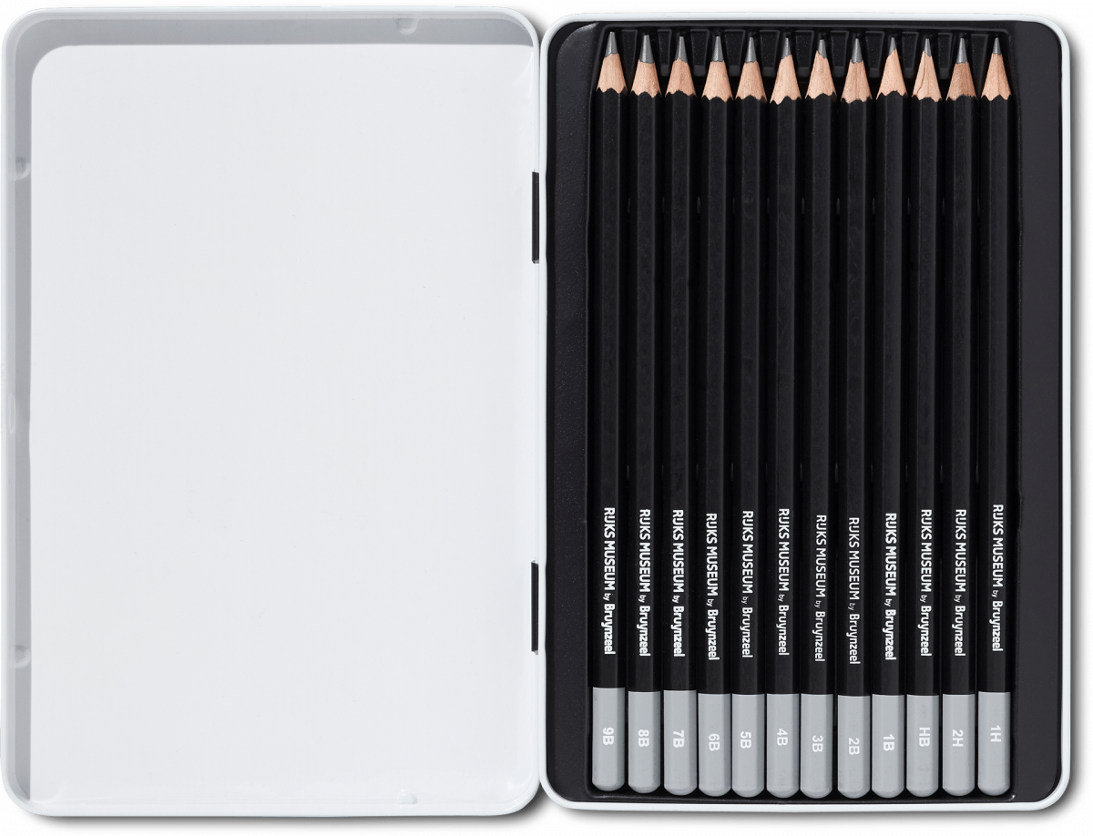 12 Graphite Pencils L Rembrandt Van Rijn | Rijksmuseum Shop