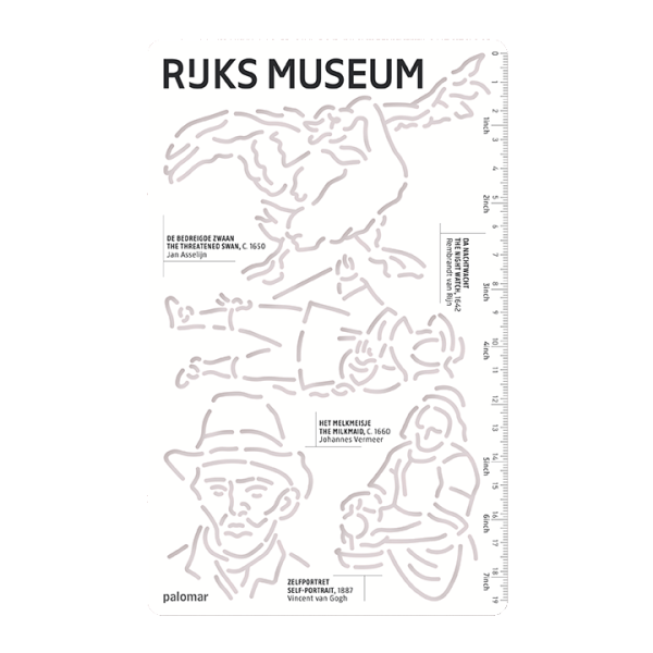 Kunstsjabloon Rijksmuseum highlights