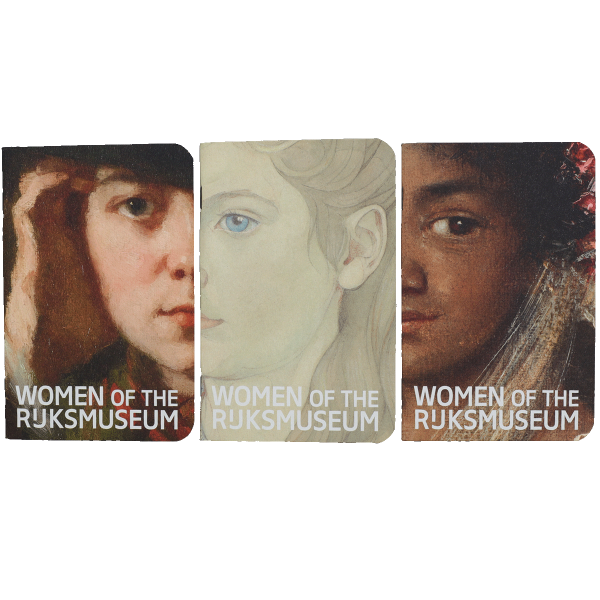 Notebook set of 3 women of the RIjksmuseum