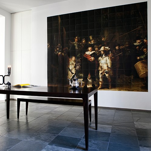 straf klassiek applaus IXXI Nachtwacht wanddecoratie, 300x240 cm | Rijksmuseum | Rijksmuseum Shop